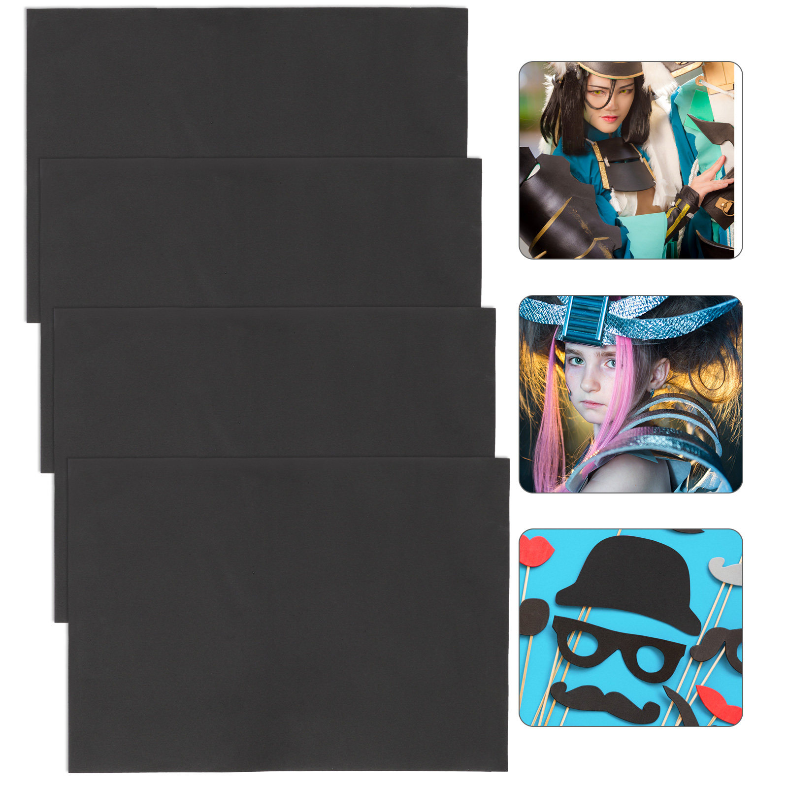Cosplay Prop Foam - 4 stuks schuim Eva-platen, geschikt voor