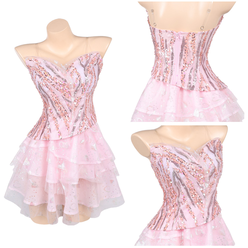 Cosplay Floating Prop - Glinda Cosplay Jurk Kostuum Toverstaf Kroon
