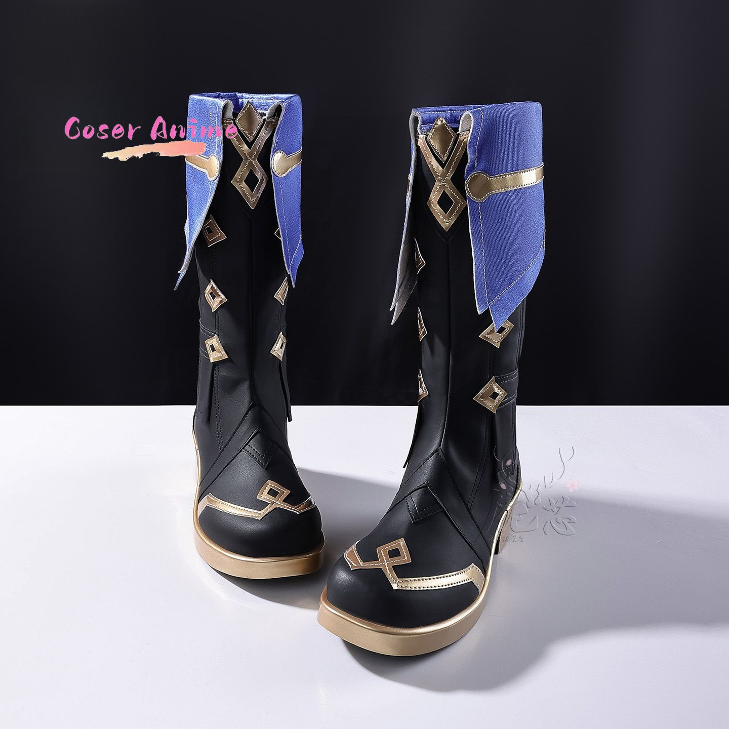 Prop Para Cosplay - Game Genshin Impact Mitya Cosplay Schoenen
