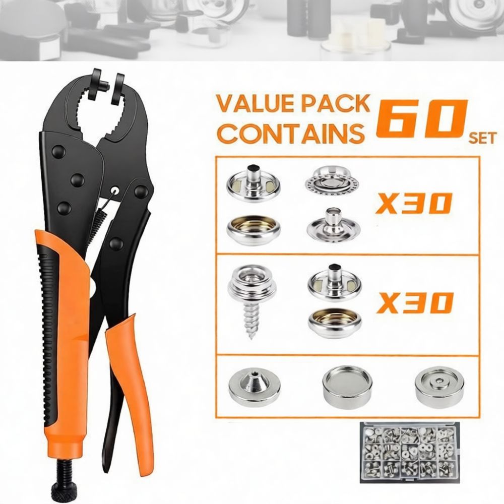 Snap Plier Setter - Professionele metalen tangenset voor het bevestigen