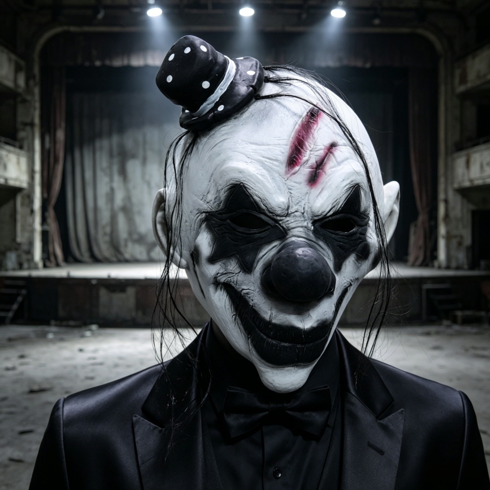 Briar Cosplay Prop - Kwaadaardig clownmasker horror demon volgelaatsmasker voor