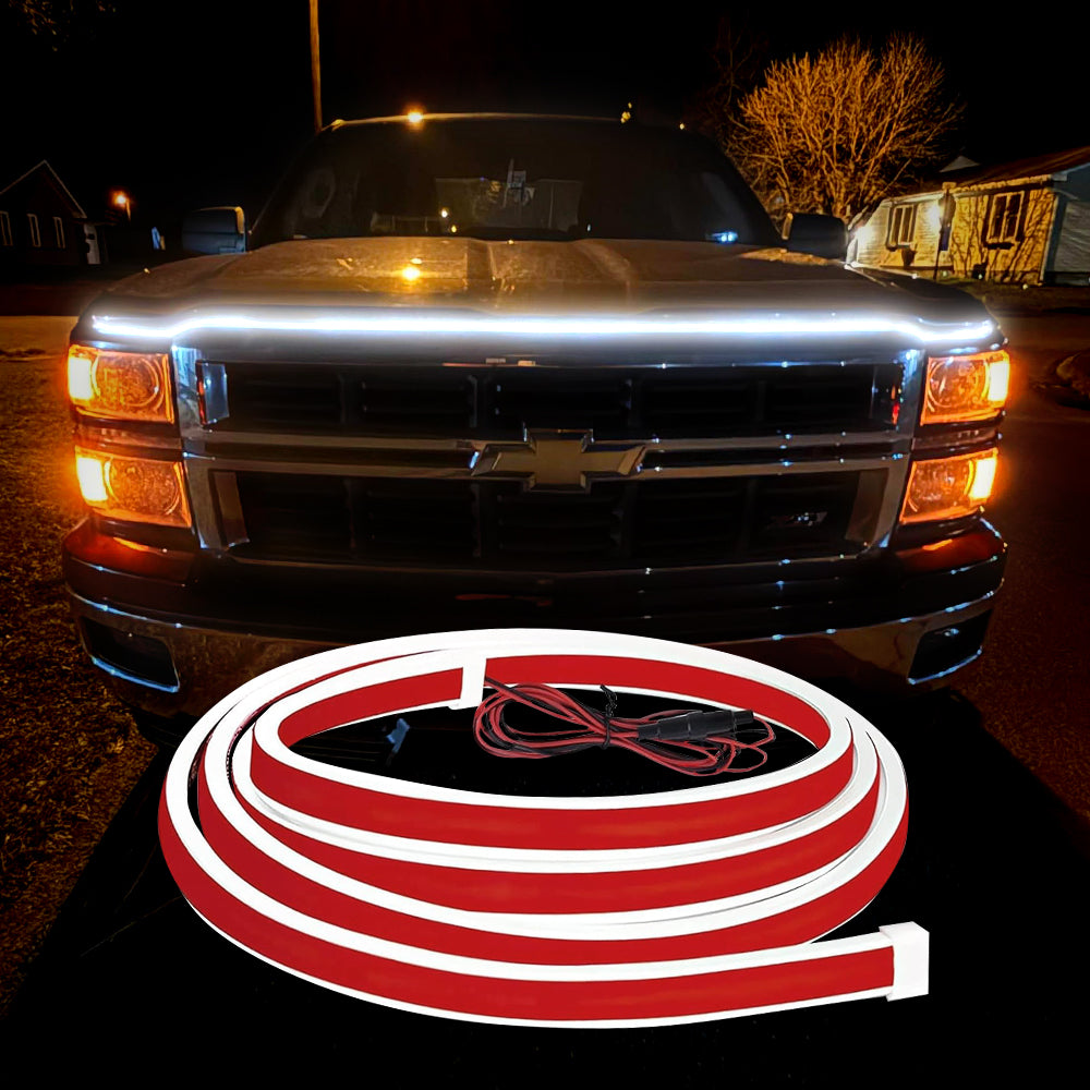 Led El Wire - 71 inch witte dynamische scan LED-lichtstrip