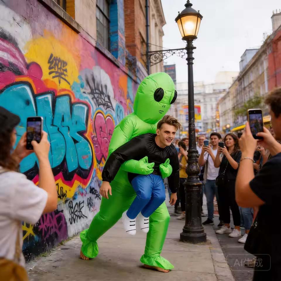 Alien Opblaasbaar Poppenkostuu - Cosplay Prop Building recensie en prijs