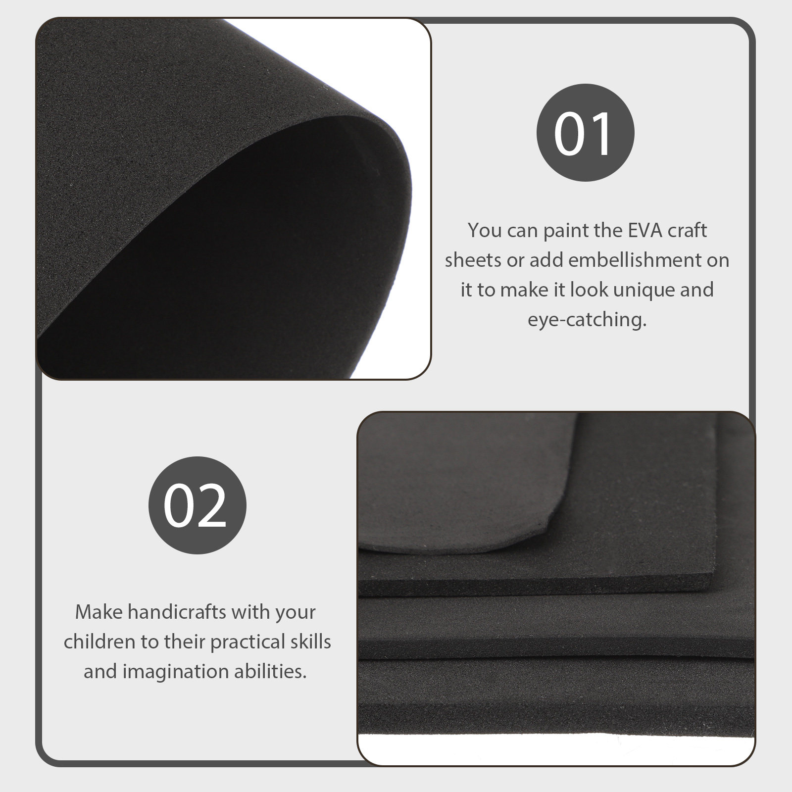 4 stuks Eva-schuimplaten, doe- - Cosplay Prop Foam Board recensie en prijs