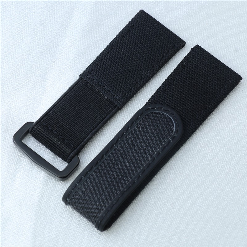 22mm nylon lederen horlogeband - Velcro Hook Loop recensie en prijs