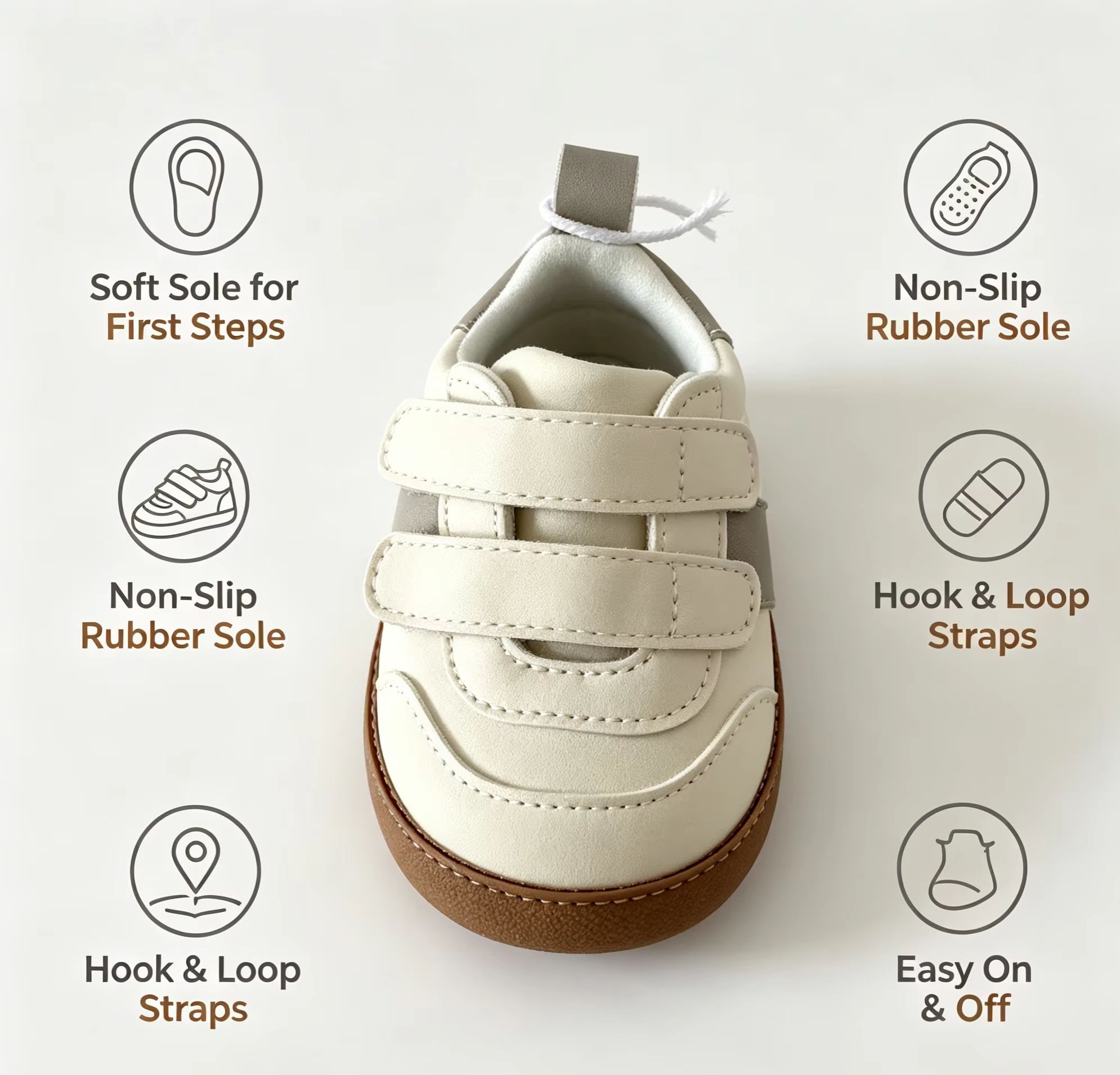 Oddler Baby Sneakers Zachte Zo - Velcro Hook Loop recensie en prijs